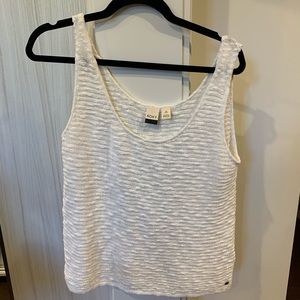 white roxy tank top